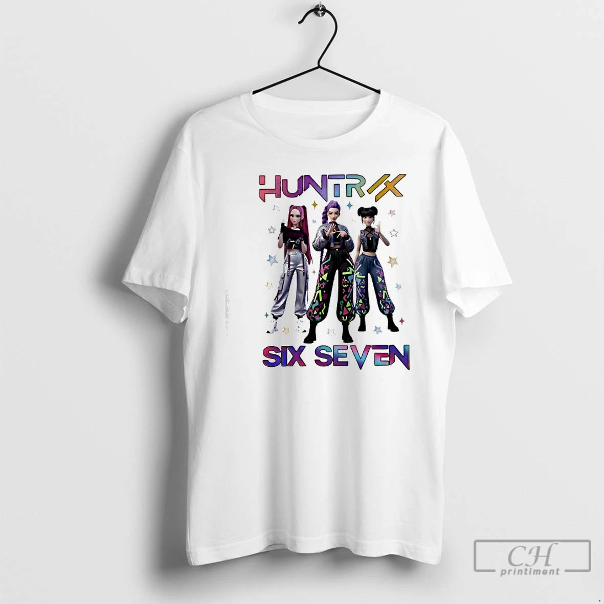 Classic Kpop Demon Hunters Six Seven Huntrix 67 Meme T-Shirts, Hoodie, Sweatshirt | PopFlextees.com