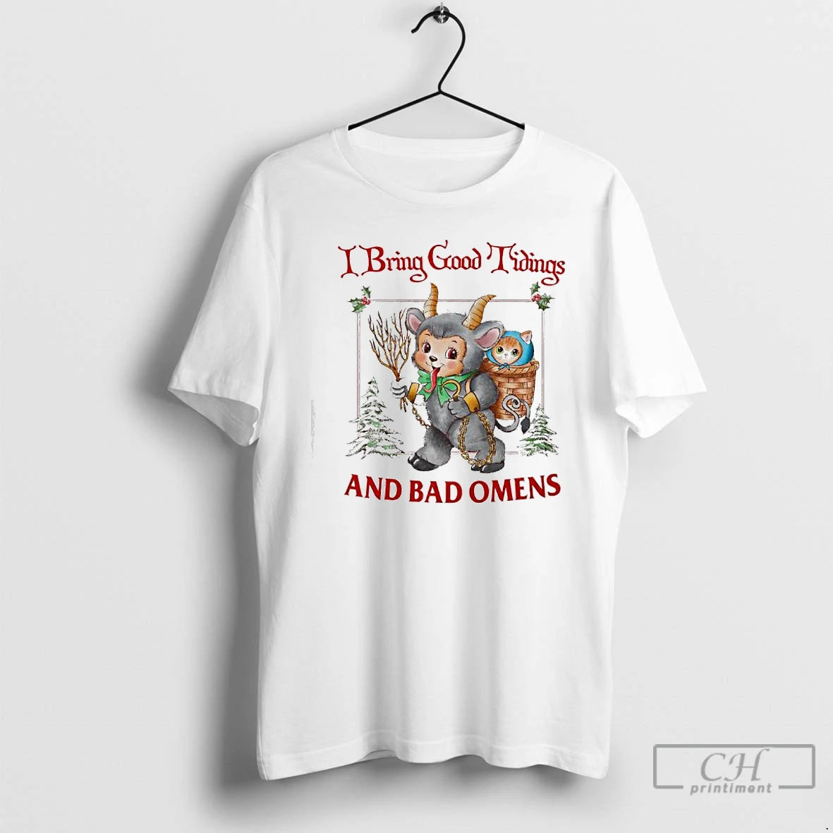 Classic Krampus Alpine Folklore I Bring Good Tidings And Bad Omens T-Shirts, Hoodie, Sweatshirt | PopFlextees.com