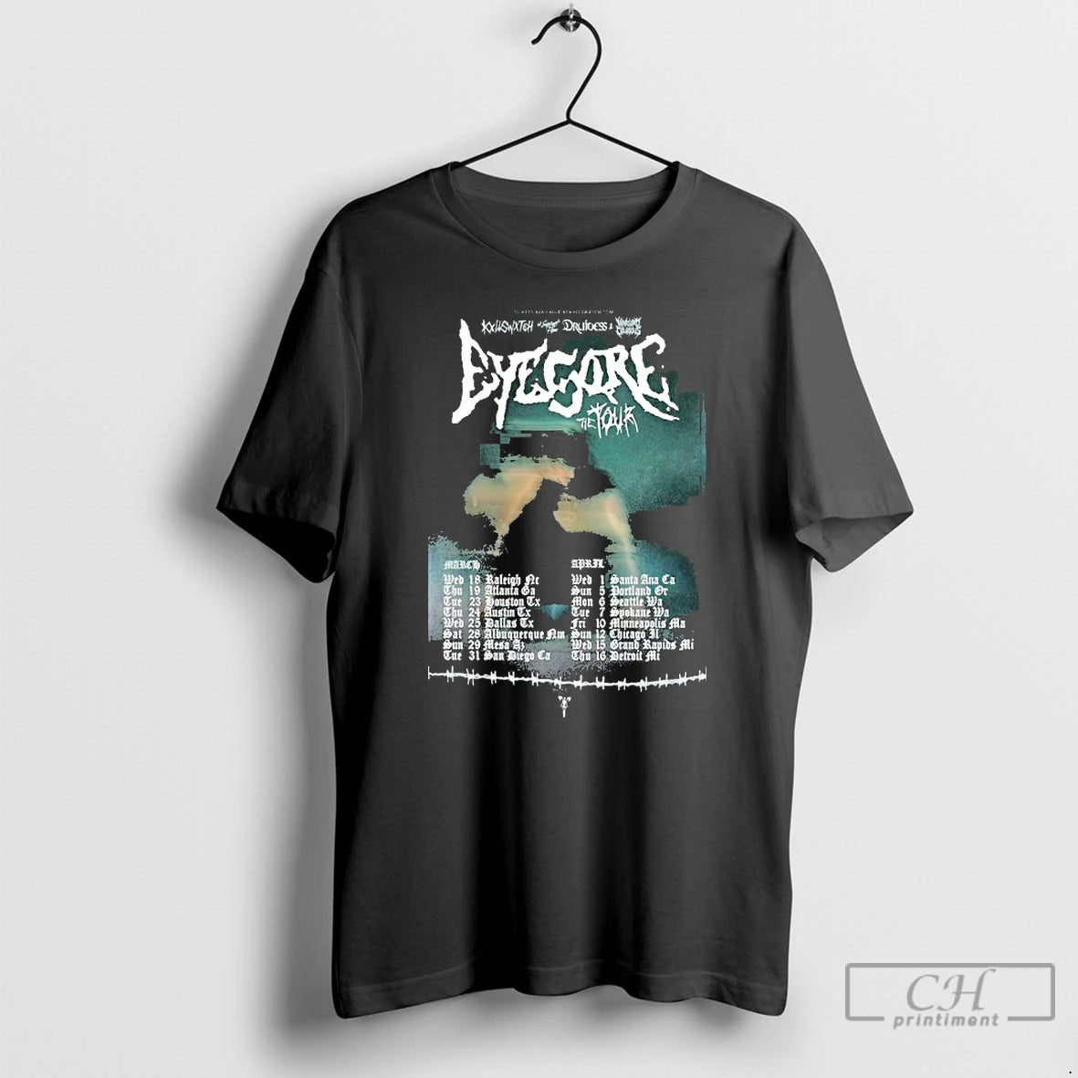Classic Kxllswxtch Druidess Warlord Colossus March April Tour 2026 T-Shirts, Hoodie, Sweatshirt | PopFlextees.com