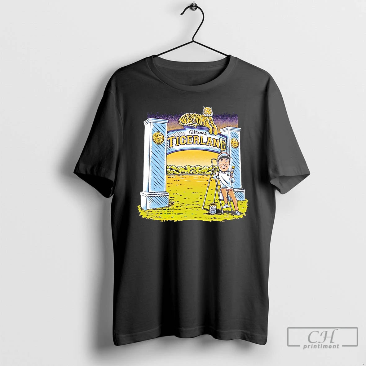 Classic Lsu Football Head Coach Lane Kiffin Welcome Tigerlane T-Shirts, Hoodie, Sweatshirt