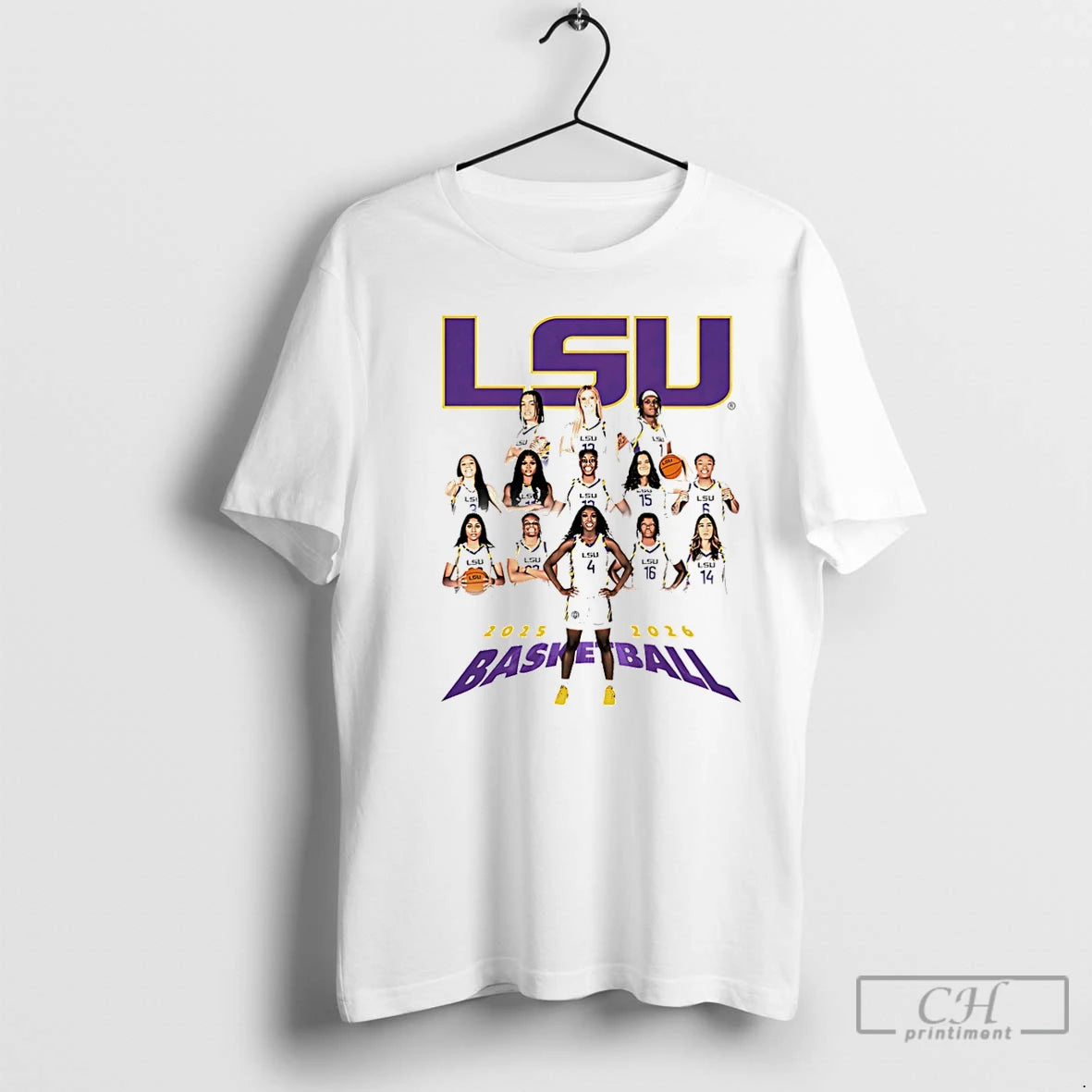Classic Lsu Womens Basketball 2025 2026 Team Collage Christmas T-Shirts, Hoodie, Sweatshirt | PopFlextees.com