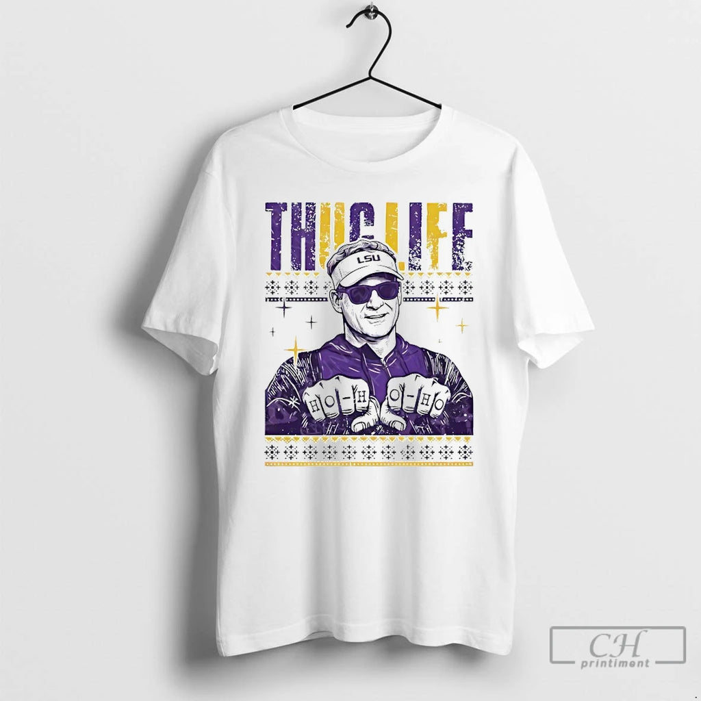 Classic Lane Kiffin Thug Life Christmas T-Shirts, Hoodie, Sweatshirt | PopFlextees.com