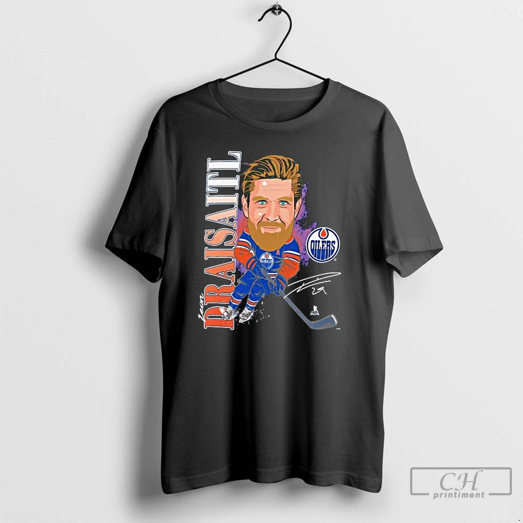 Classic Leon Draisaitl Edmonton Oilers Player Action Signature T-Shirts, Hoodie, Sweatshirt