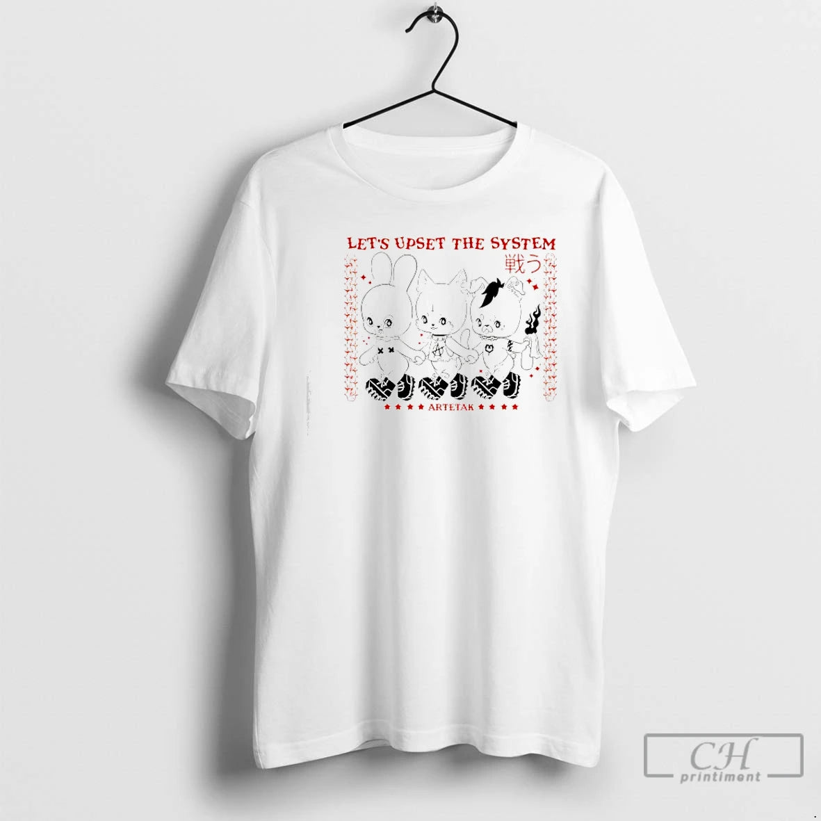 Classic Lets Upset The System Three Anthropomorphic Animal T-Shirts, Hoodie, Sweatshirt | PopFlextees.com