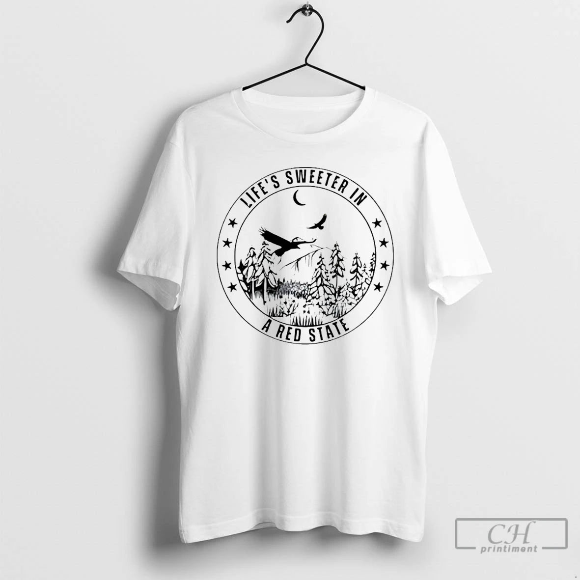 Classic Lifes Sweeter In A Red State T-Shirts, Hoodie, Sweatshirt | PopFlextees.com