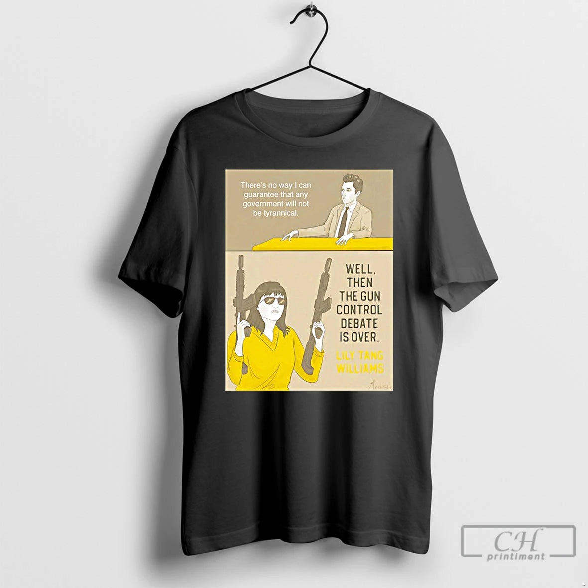 Classic Lily Tang Williams Well Then The Gun Control Debate Is Over Meme T Shirts Hoodie, Sweatshirt | PopFlextees.com