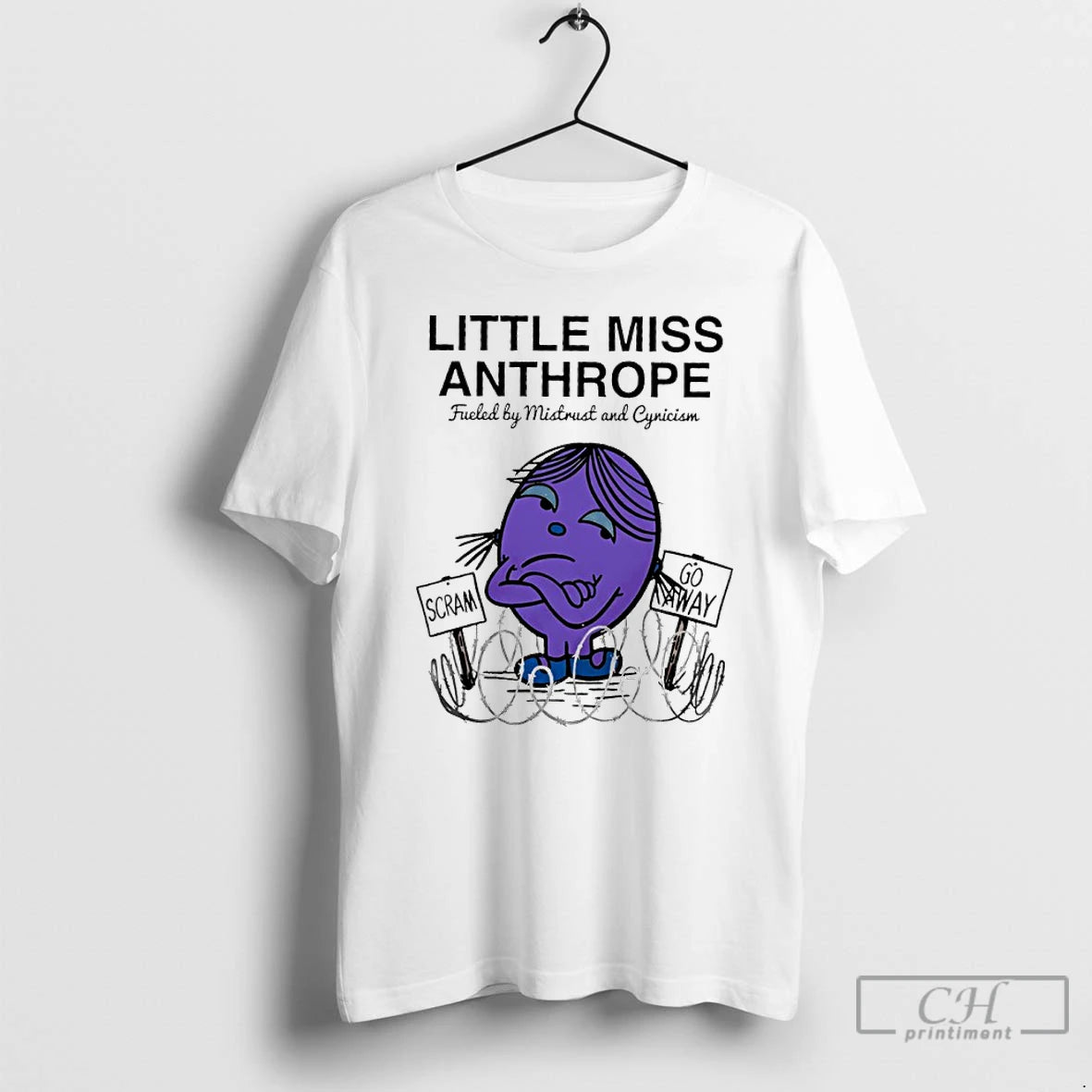 Classic Little Miss Anthrope Fueled Mistrust And Cynicism T-Shirts, Hoodie, Sweatshirt | PopFlextees.com