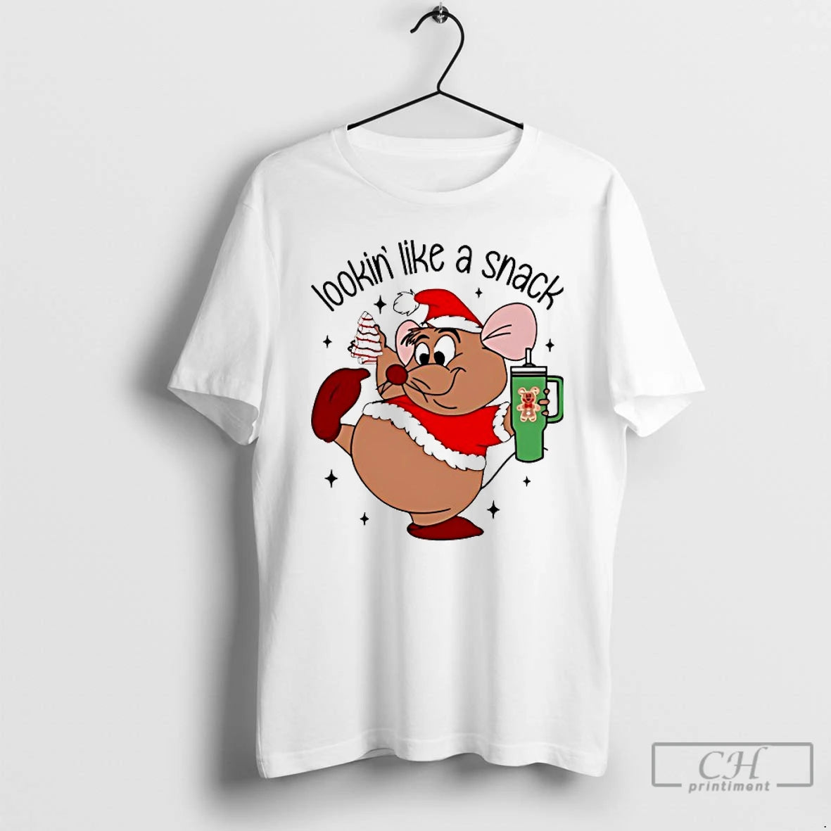 Classic Looking Like A Snack Christmas Cartoon Mouse T-Shirts, Hoodie, Sweatshirt | PopFlextees.com