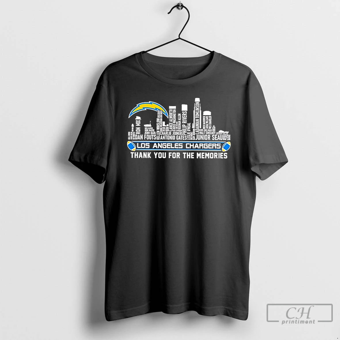 Classic Los Angeles Chargers Football Team List Players T-Shirts, Hoodie, Sweatshirt