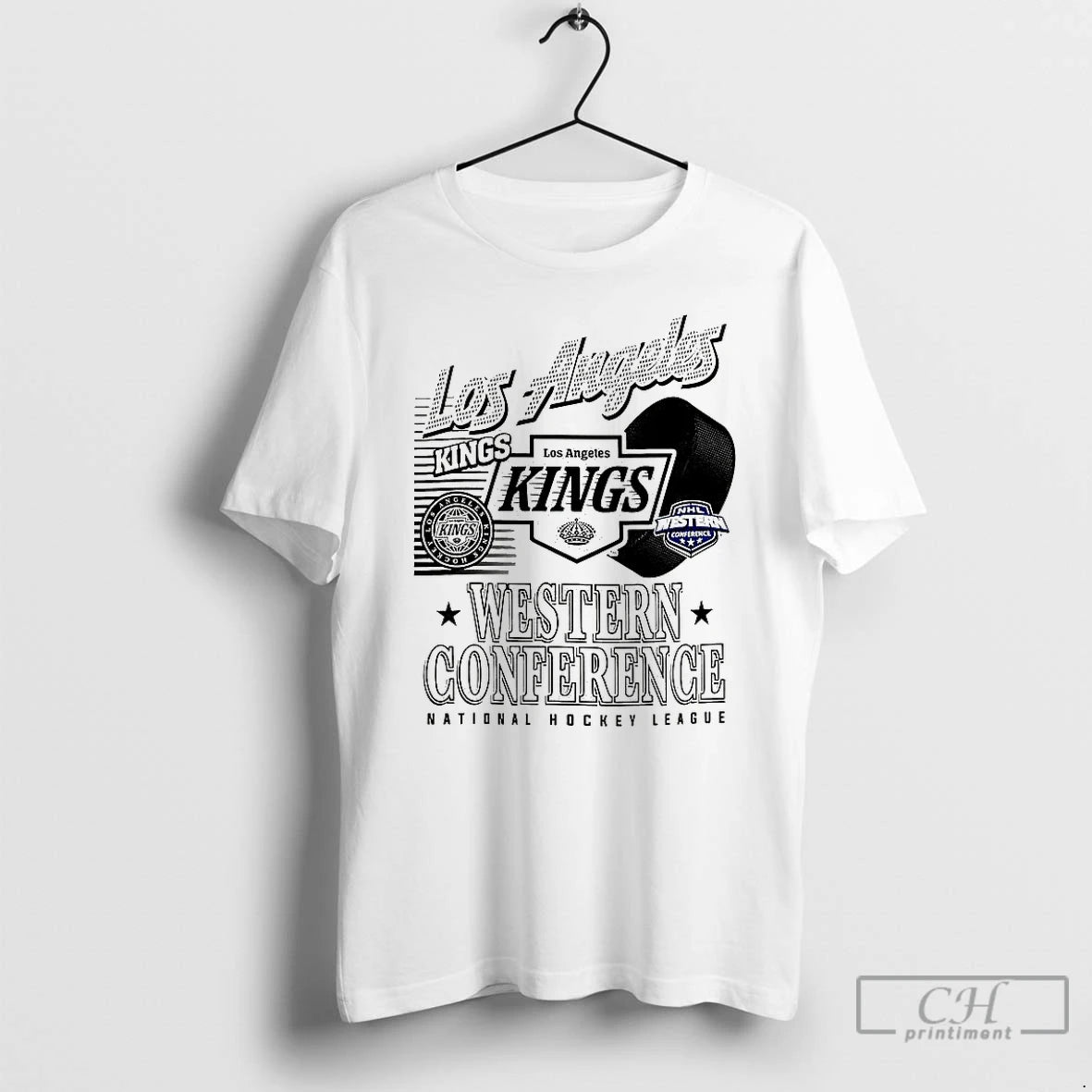 Classic Los Angeles Kings Nhl Western Conference Logo And Ball T-Shirts, Hoodie, Sweatshirt | PopFlextees.com