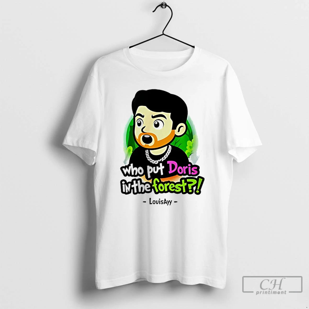 Classic Louisayy Who Put Doris In The Forest Cartoon T-Shirts, Hoodie, Sweatshirt | PopFlextees.com