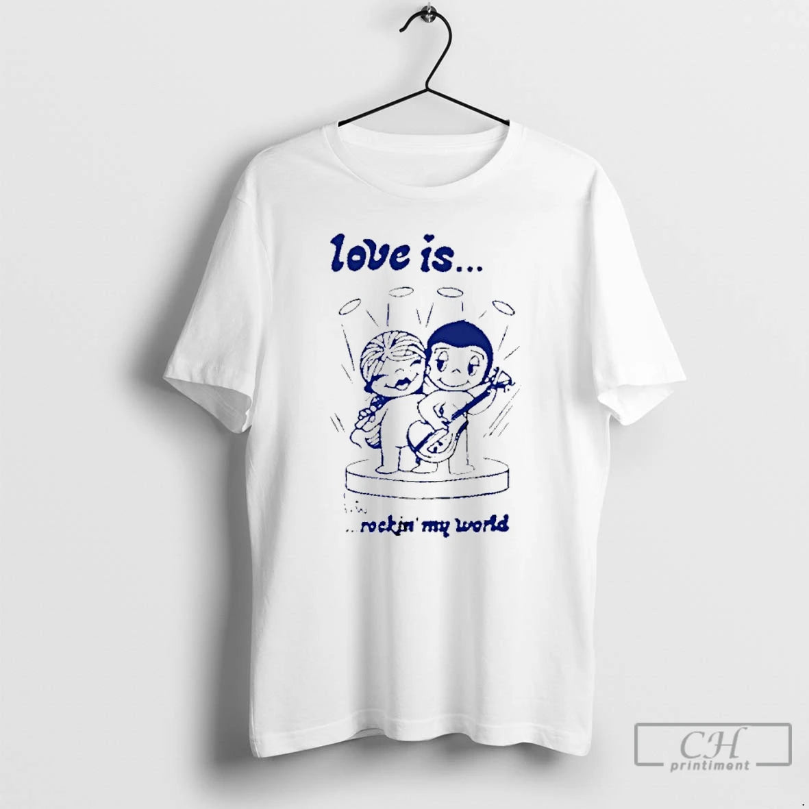 Classic Love Is Rockin My World T-Shirts, Hoodie, Sweatshirt | PopFlextees.com
