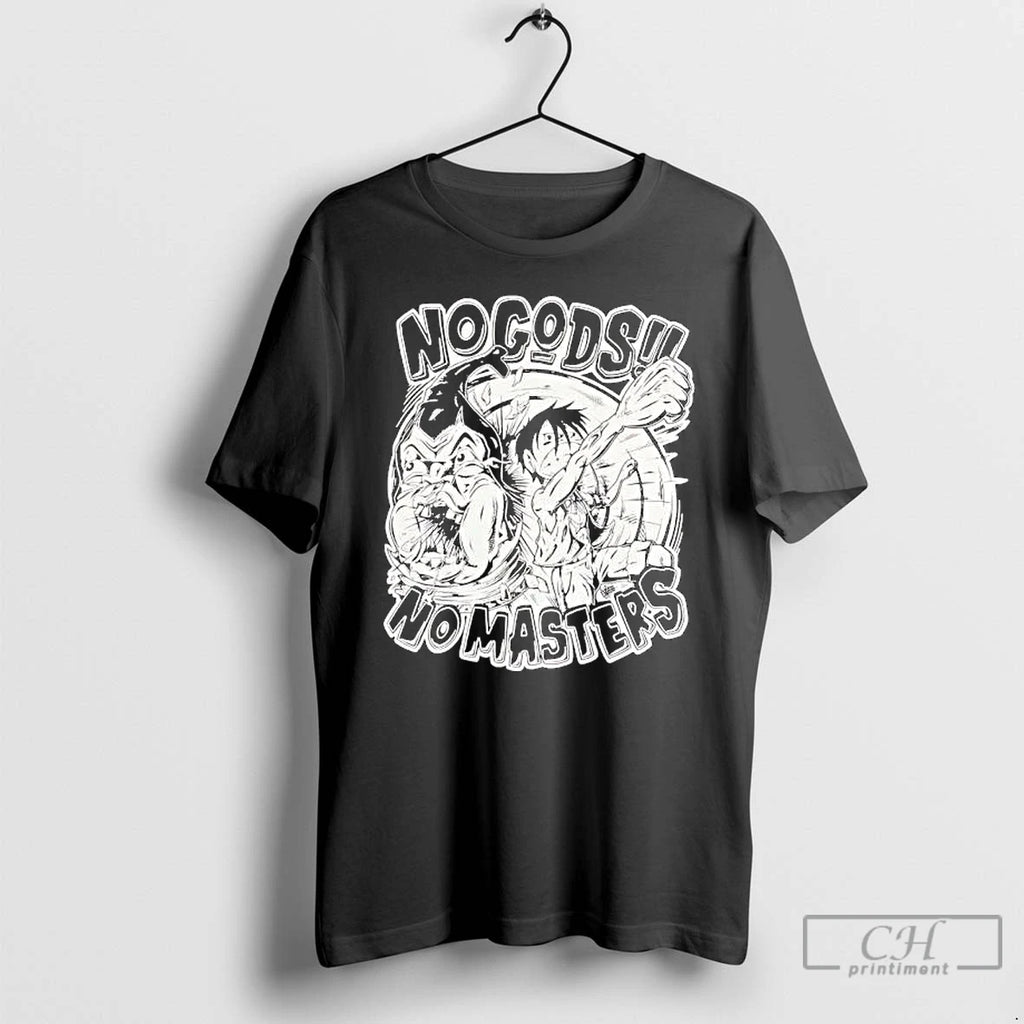 Classic Luffy World Noble No Gods No Masters T-Shirts, Hoodie, Sweatshirt | PopFlextees.com