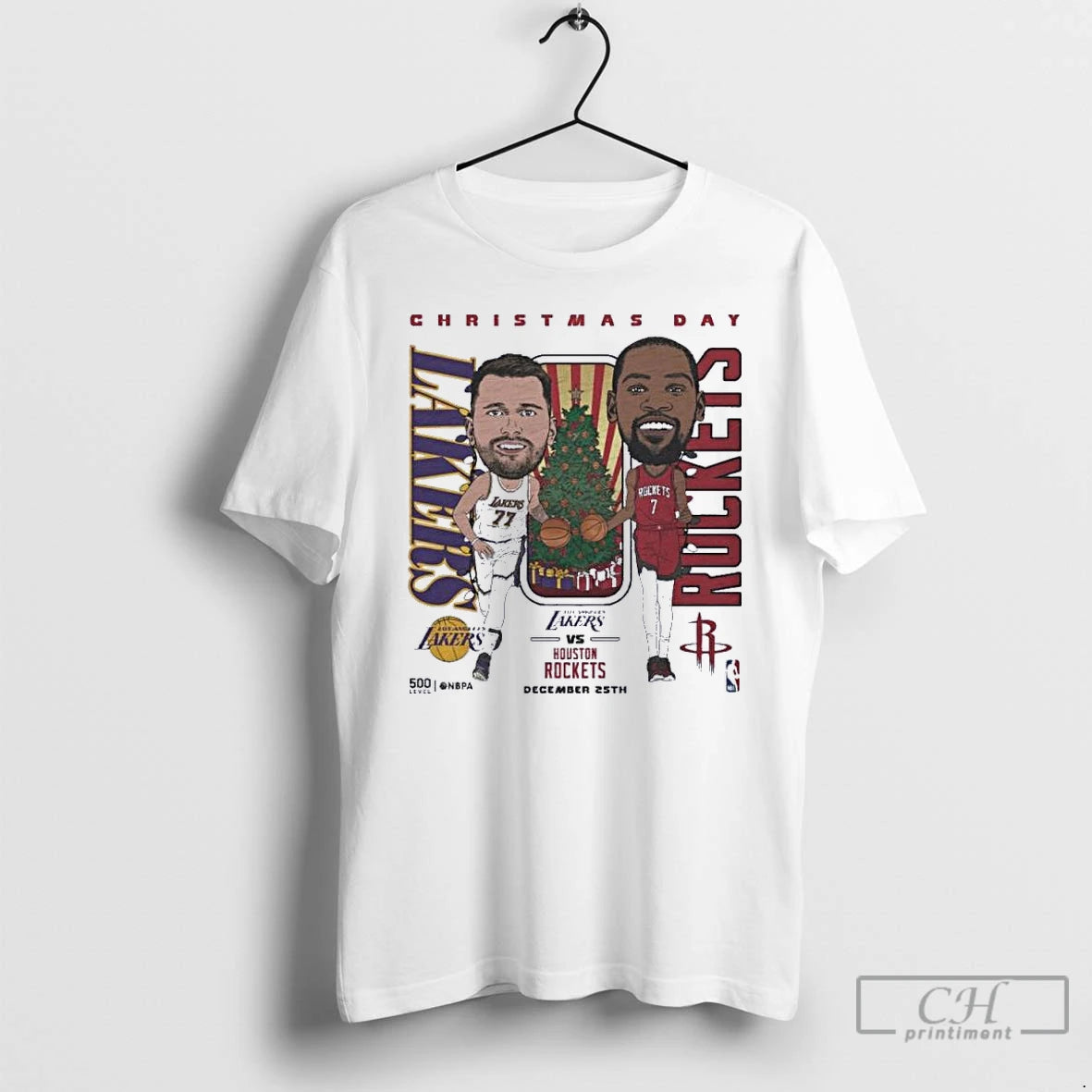 Classic Luka Doncic Vs Kevin Durant 2025 Nba Christmas Day Match Up T Shirts Sweater Hoodie, Sweatshirt | PopFlextees.com