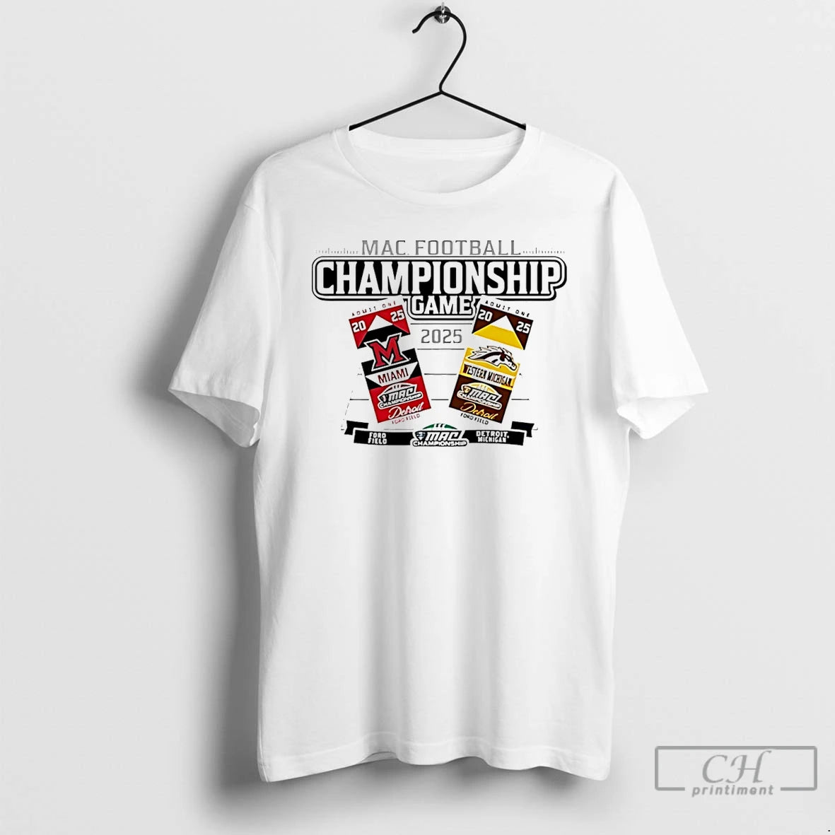 Classic Mac Football Championship 2025 Miami Redhawks Vs Western Michigan T-Shirts, Hoodie, Sweatshirt | PopFlextees.com