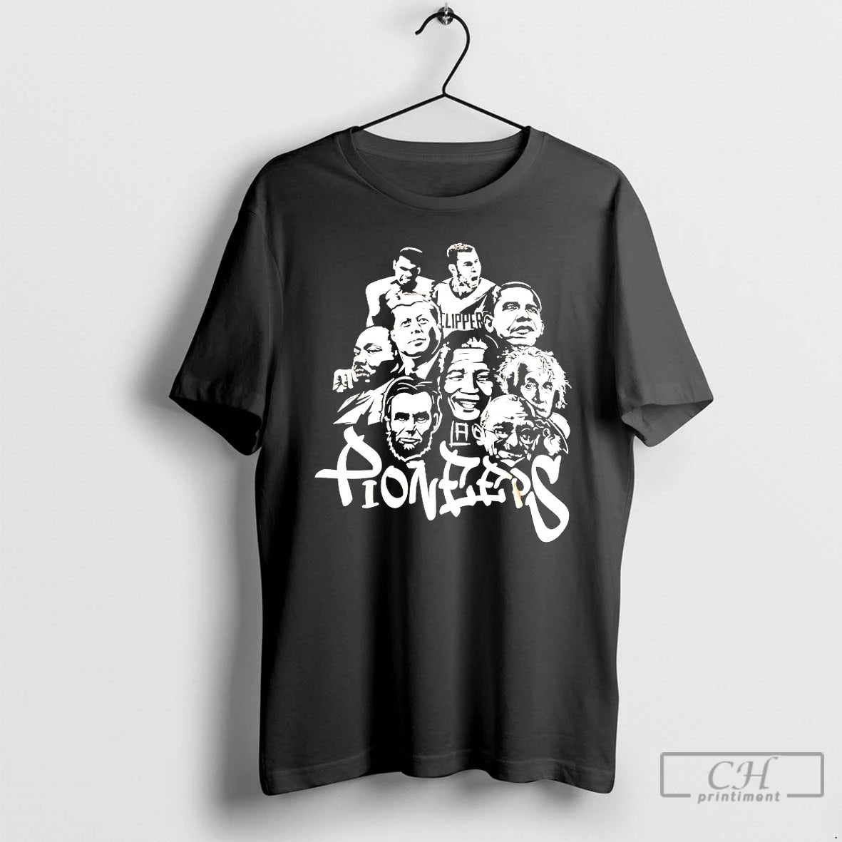 Classic Mlk Obama Ali Jfk Lincoln Gandhi Mj Einstein Mandela La Clippers Pioneers T-Shirts, Hoodie, Sweatshirt
