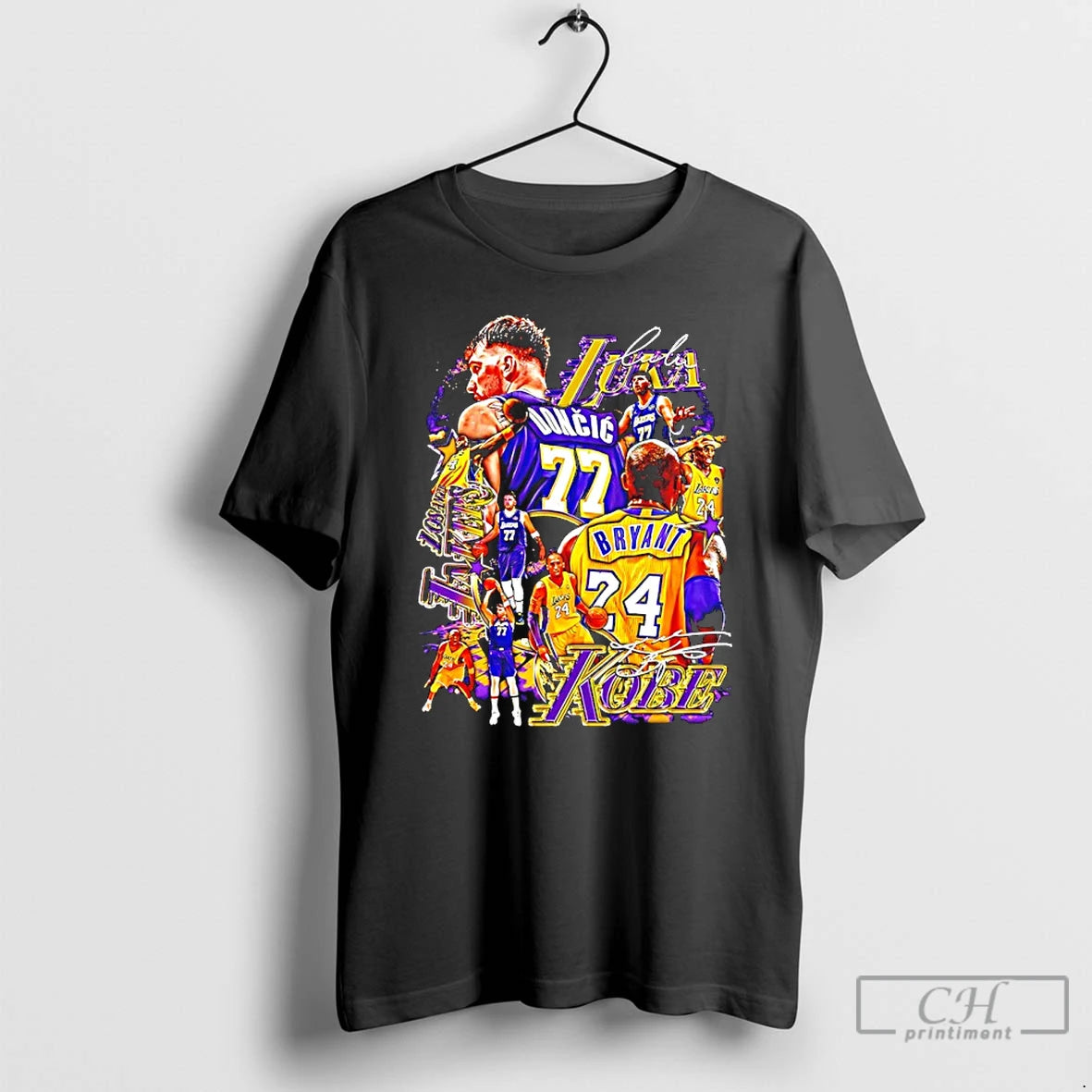 Classic Mamba Luka Mamba Bryant And Luka Doncic La Lakers Signatures T-Shirts, Hoodie, Sweatshirt | PopFlextees.com