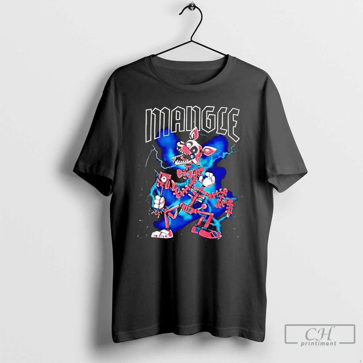 Classic Mangle Lightning Five Nights At Freddys T-Shirts, Hoodie, Sweatshirt | PopFlextees.com