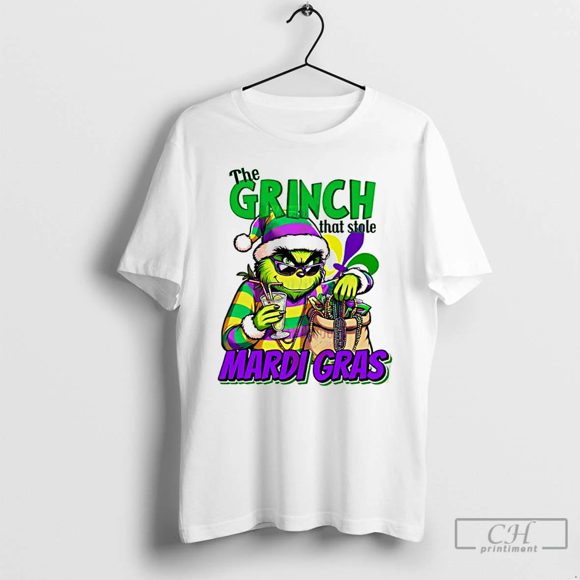 Classic Mardi Gras Grinch That Stole Mardi Gras T-Shirts, Hoodie, Sweatshirt | PopFlextees.com