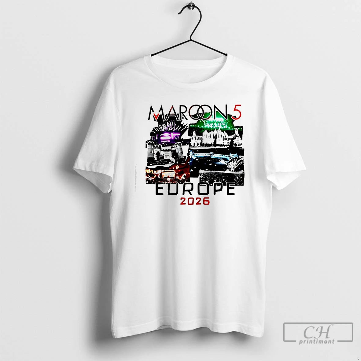 Classic Maroon 5 Europe Tour 2026 T-Shirts, Hoodie, Sweatshirt | PopFlextees.com