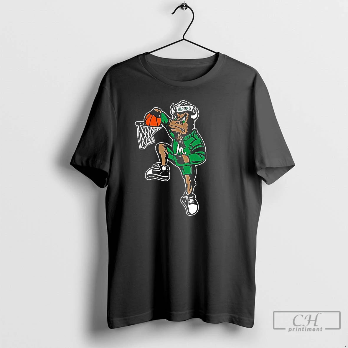 Classic Marshall Thundering Herd Mascot Dunk T-Shirts, Hoodie, Sweatshirt | PopFlextees.com