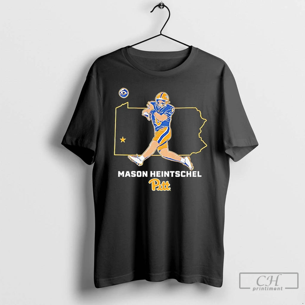 Classic Mason Heintschel Pittsburgh Panthers Football State Star T-Shirts, Hoodie, Sweatshirt | PopFlextees.com