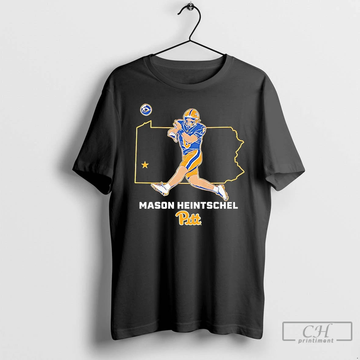 Classic Mason Heintschel Pittsburgh Panthers Football State Star T-Shirts, Hoodie, Sweatshirt | PopFlextees.com