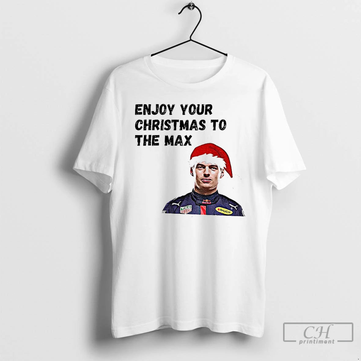 Classic Max Verstappen F1 Christmas Enjoy Your Christmas To The Max T-Shirts, Hoodie, Sweatshirt | PopFlextees.com
