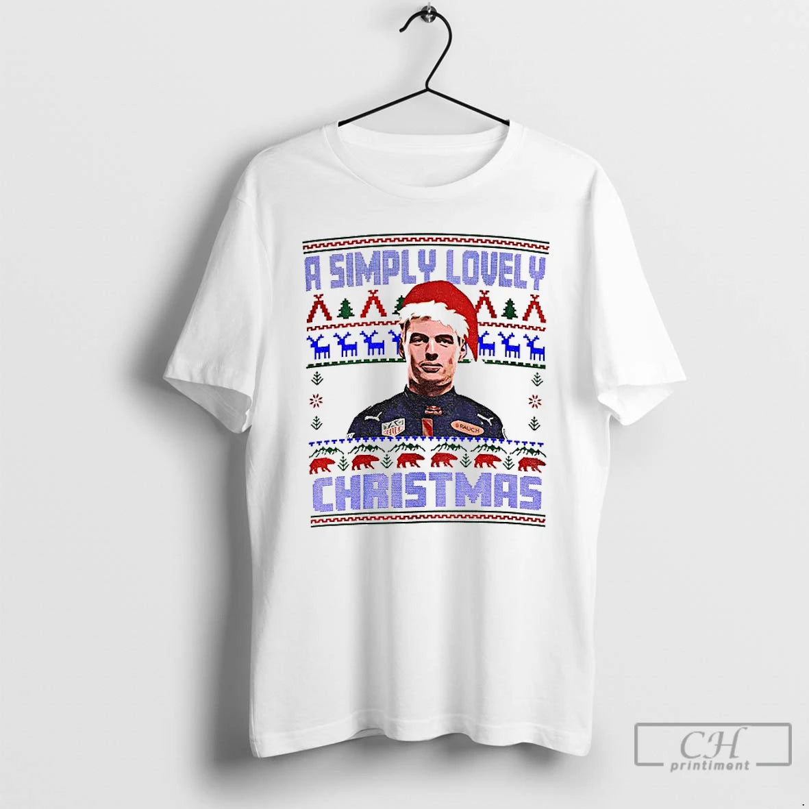 Classic Max Verstappen Santa Hat A Simply Lovely Christmas 2025 T-Shirts, Hoodie, Sweatshirt | PopFlextees.com