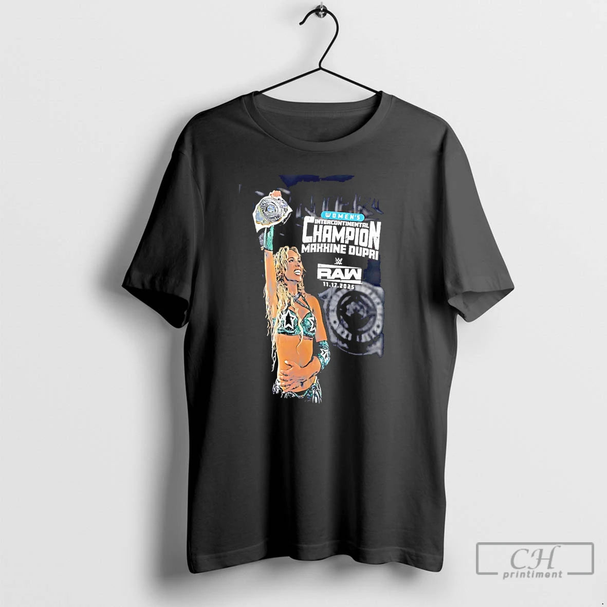 Classic Maxxine Dupri Womens Intercontinental Champion Raw 2025 T-Shirts, Hoodie, Sweatshirt | PopFlextees.com