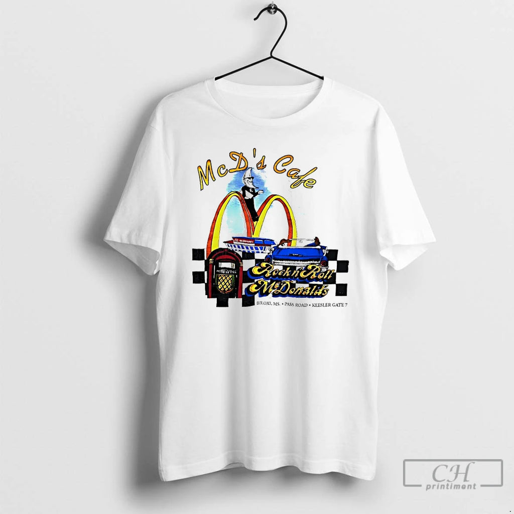 Classic Mcdonalds Cafe Rock N Roll T-Shirts, Hoodie, Sweatshirt