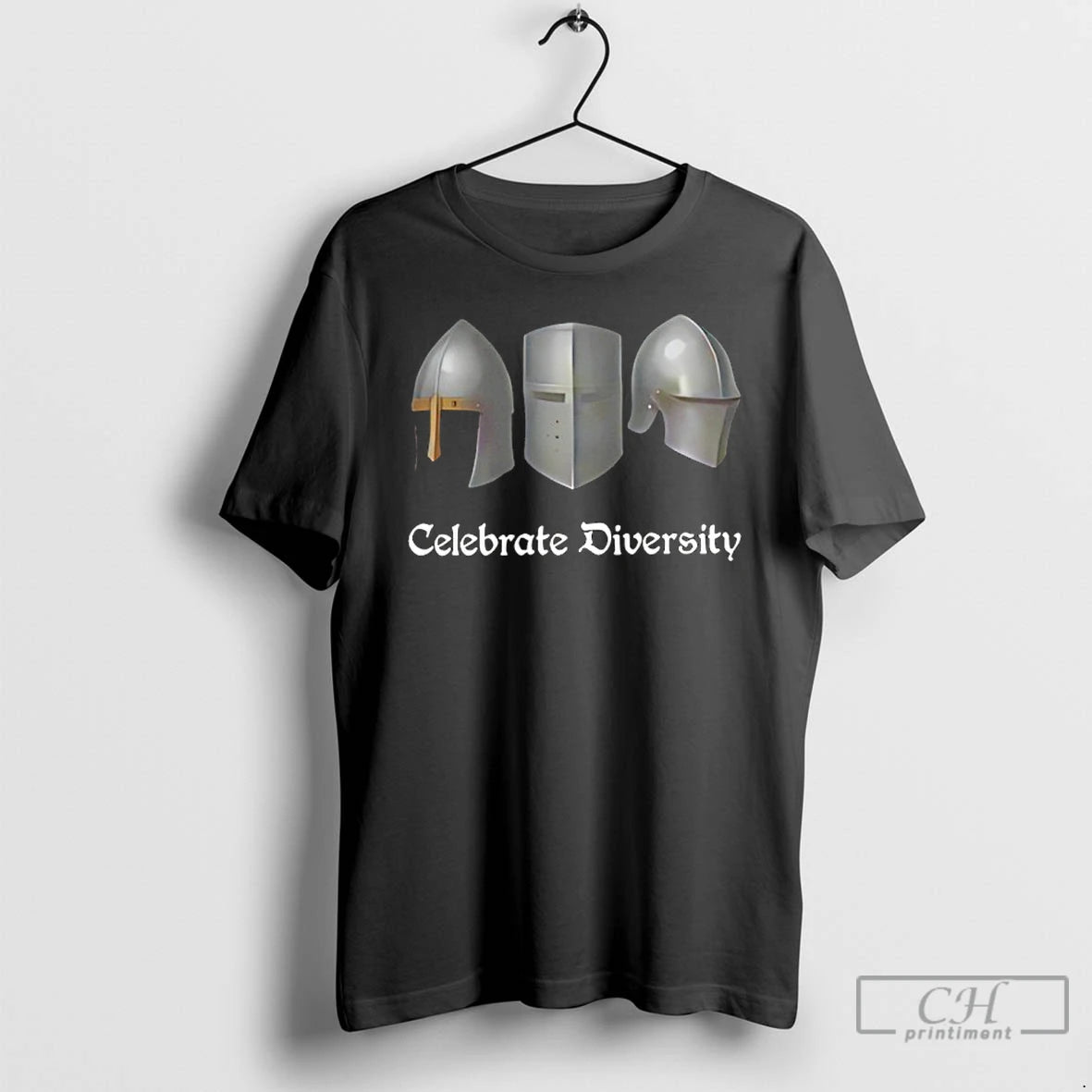 Classic Medieval Helmets Celebrate Diversity T-Shirts, Hoodie, Sweatshirt | PopFlextees.com