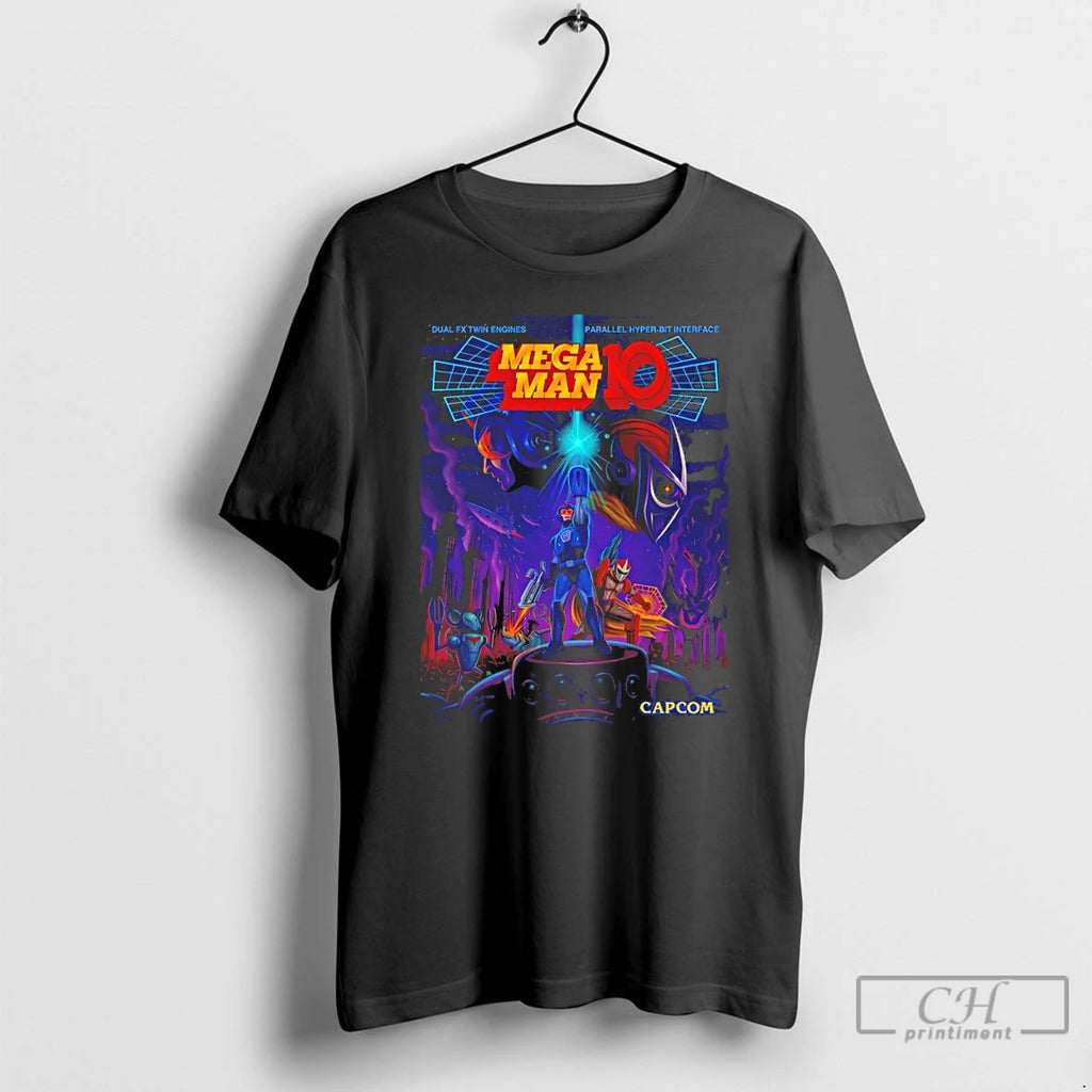 Classic Mega Man 10 Capcom Dual Fx Twin Engines T-Shirts, Hoodie, Sweatshirt