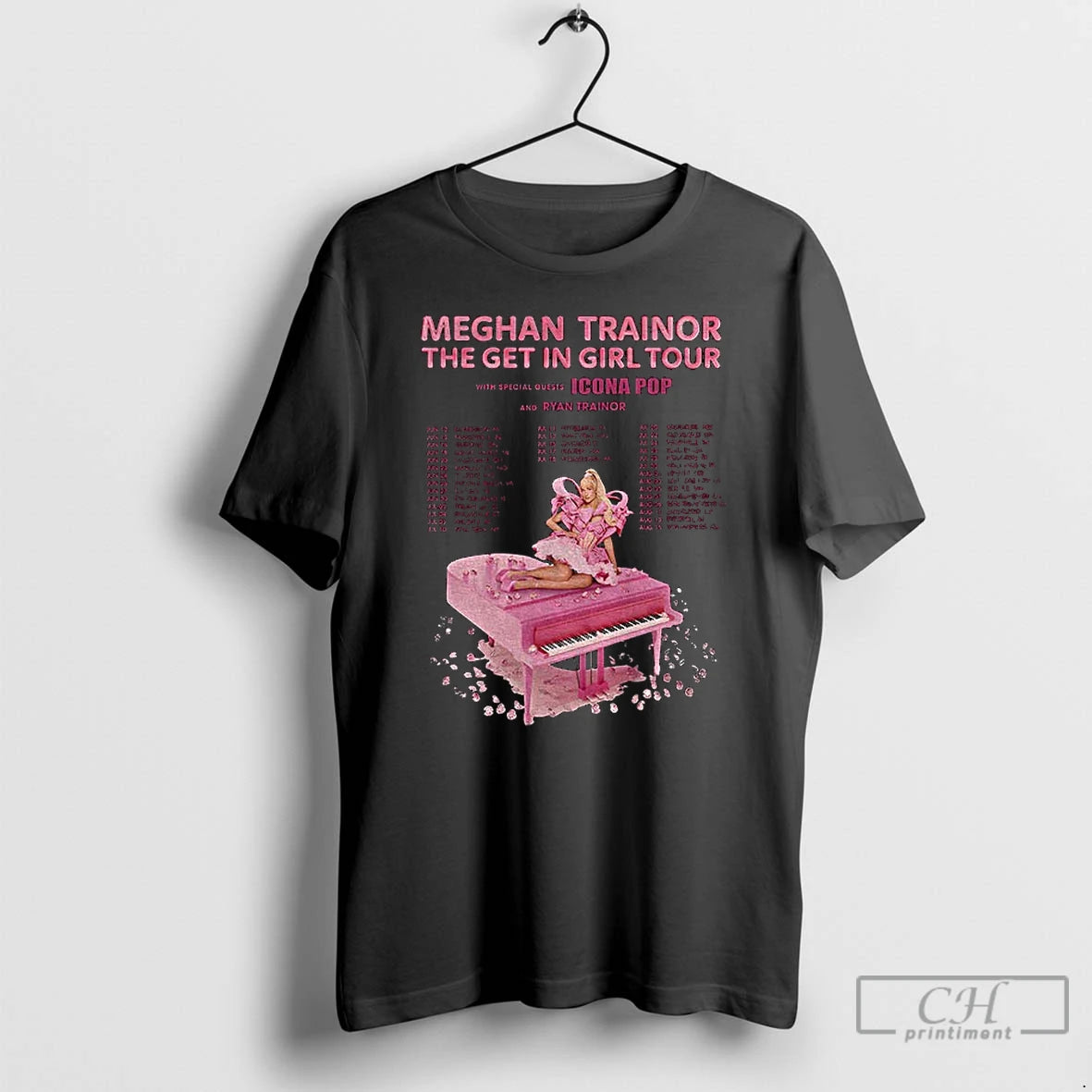 Classic Meghan Trainor The Get In Girl Tour 2026 Schedule T-Shirts, Hoodie, Sweatshirt | PopFlextees.com