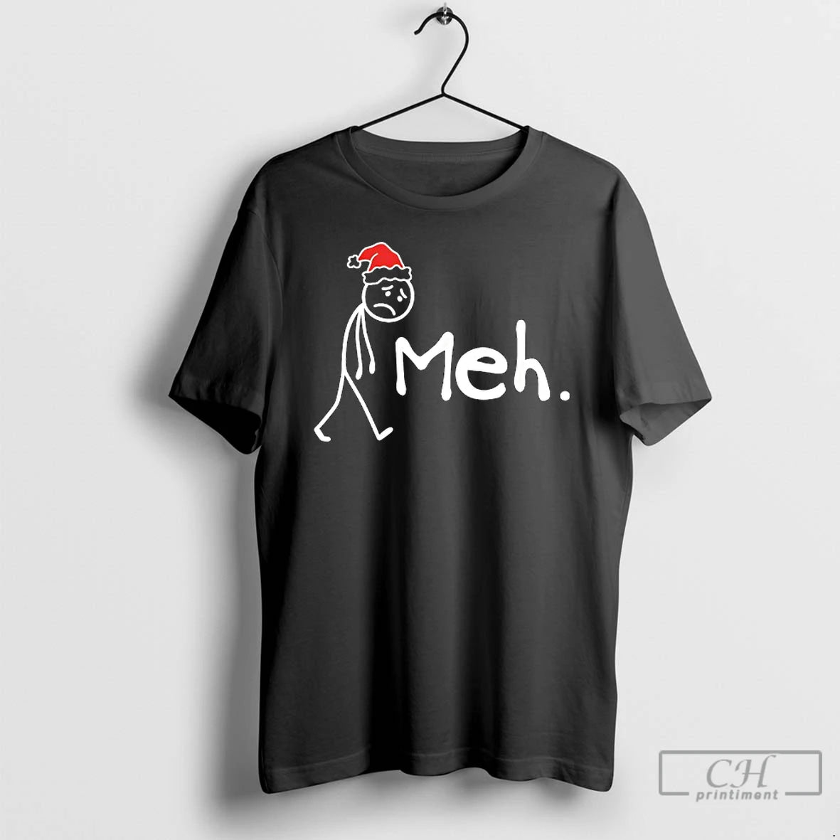 Classic Meh Funny Christmas Introvert T-Shirts, Hoodie, Sweatshirt | PopFlextees.com