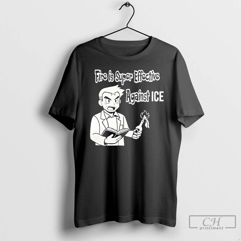 Classic Melcom Brown Fire Is Super Effective Against Ice T-Shirts, Hoodie, Sweatshirt | PopFlextees.com