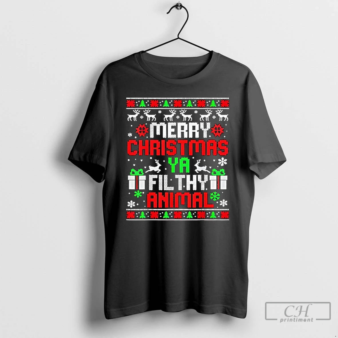 Classic Merry Christmas Animal Filthy Ya Xmas Family Pajama T-Shirts, Hoodie, Sweatshirt | PopFlextees.com