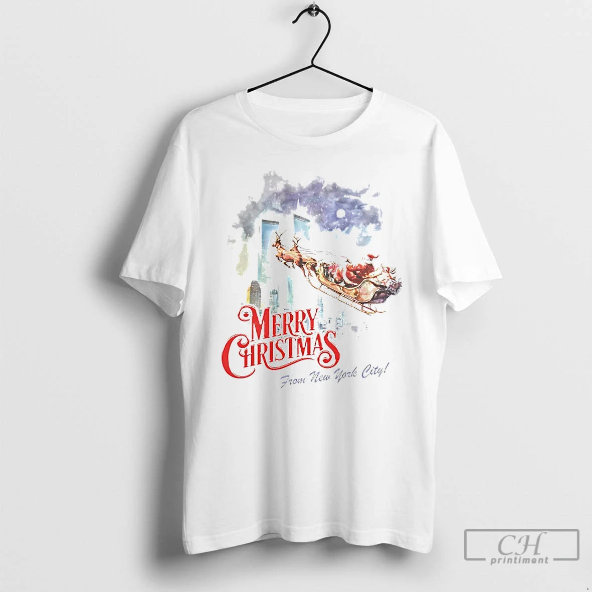 Classic Merry Christmas From New York City T-Shirts, Hoodie, Sweatshirt | PopFlextees.com