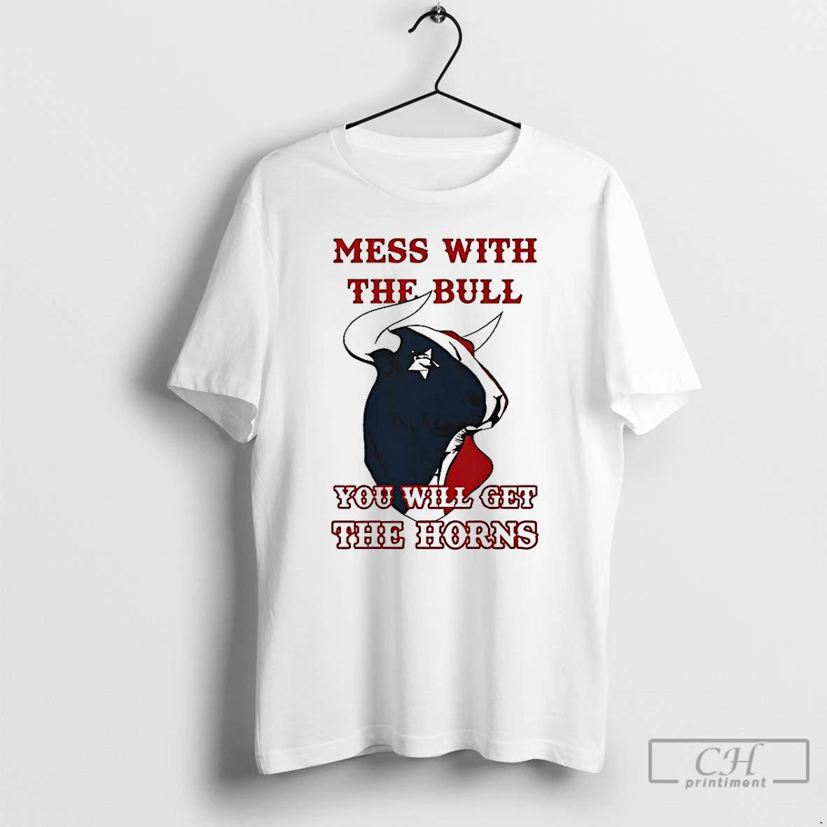 Classic Mess With The Bull You Will Get The Horns T-Shirts, Hoodie, Sweatshirt | PopFlextees.com