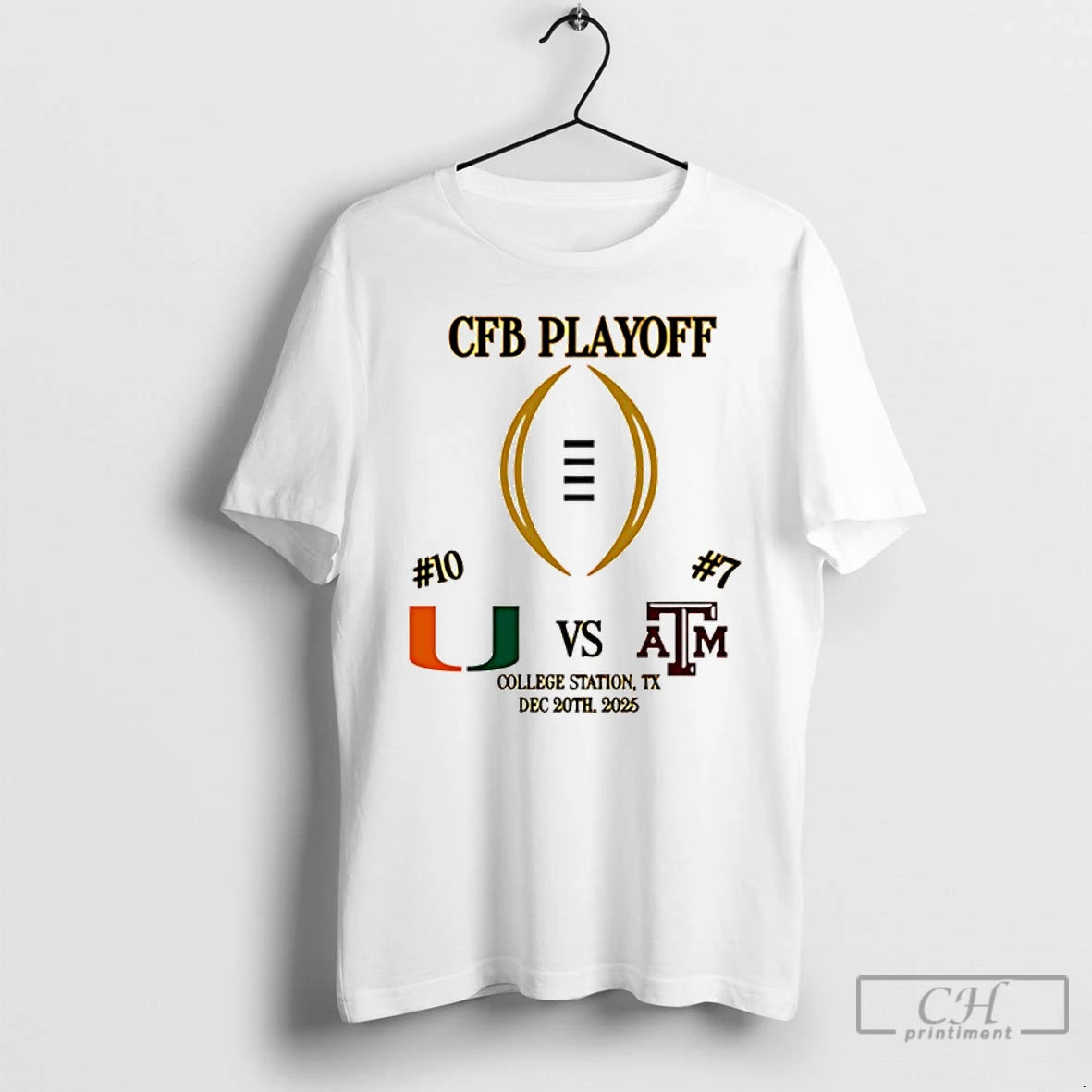 Classic Miami Vs Texas Am 2025 Cfp First Rd Playoff Game 2 T Shirts Sweater Hoodie, Sweatshirt | PopFlextees.com