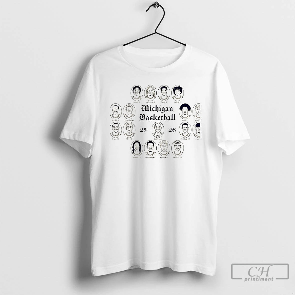 Classic Michigan Wolverines Basketball Team Composite 25 26 Triblend Christmas T-Shirts, Hoodie, Sweatshirt | PopFlextees.com