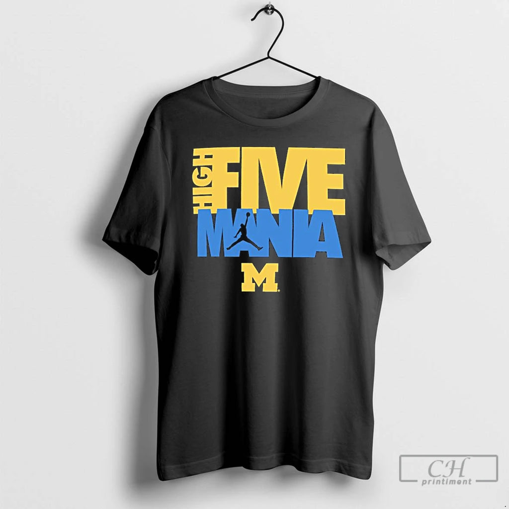 Classic Michigan Wolverines High Five Mania T-Shirts, Hoodie, Sweatshirt | PopFlextees.com
