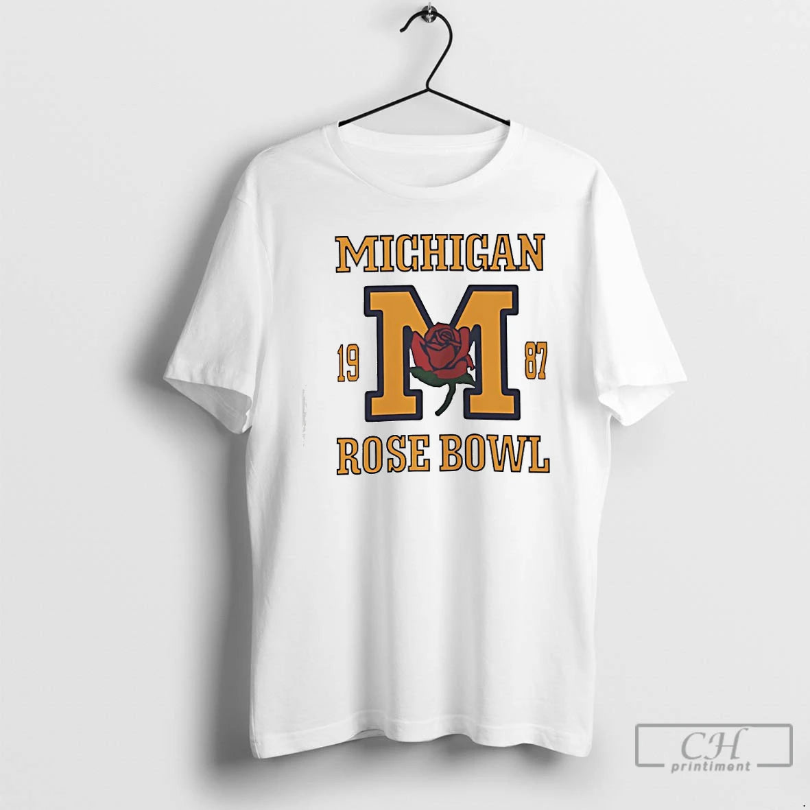 Classic Michigan Wolverines Basketball Rose Bowl 1987 T-Shirts, Hoodie, Sweatshirt | PopFlextees.com
