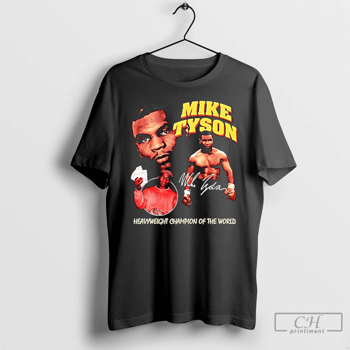 Classic Mike Tyson Heavyweight Champion Of The World Signature T-Shirts, Hoodie, Sweatshirt | PopFlextees.com