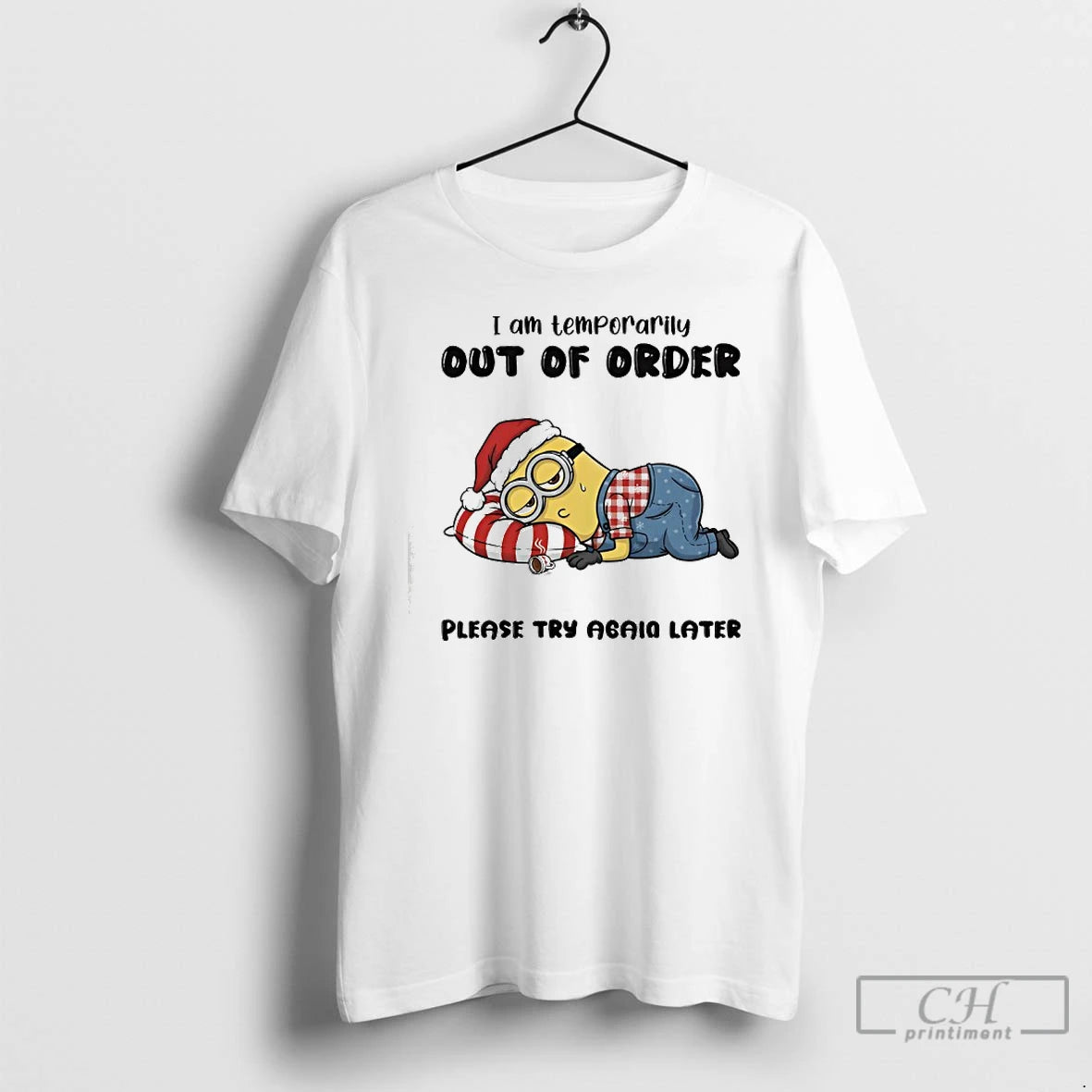 Classic Minion I Am Temporarily Out Of Order Please Try Again Later T Shirts Sweater Hoodie, Sweatshirt | PopFlextees.com