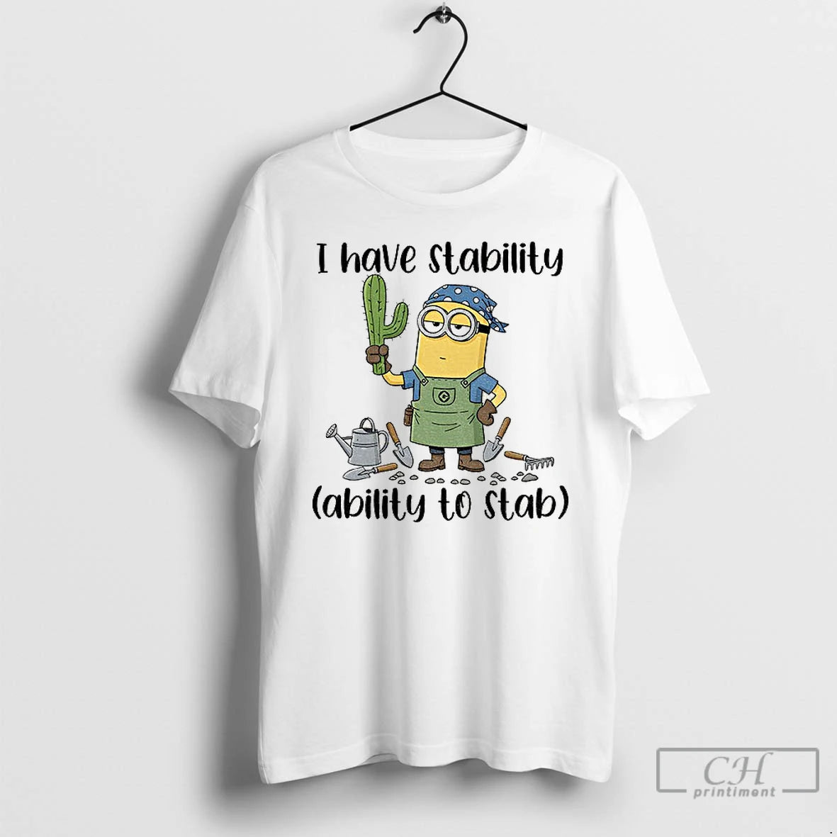 Classic Minion I Have Stability Ability To Stab T-Shirts, Hoodie, Sweatshirt | PopFlextees.com