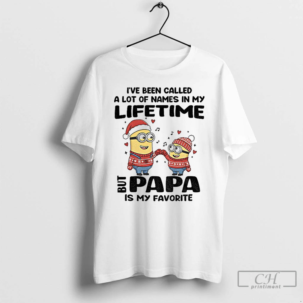 Classic Minion Santa Ive Been Called A Lot Of Names In My Lifetime But Papa T-Shirts, Hoodie, Sweatshirt | PopFlextees.com