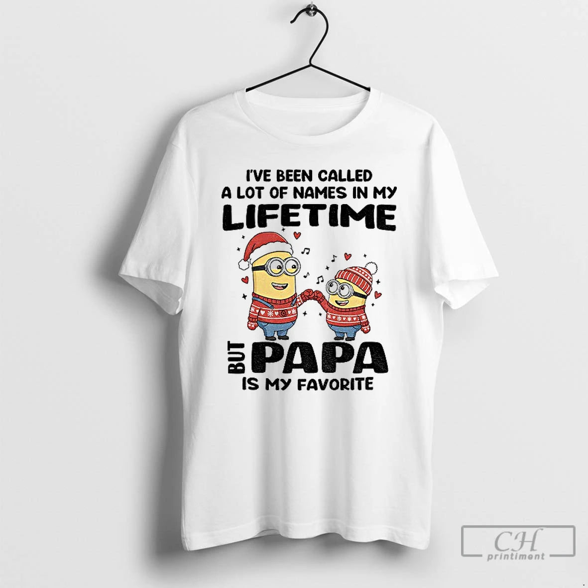Classic Minion Santa Ive Been Called A Lot Of Names In My Lifetime But Papa T-Shirts, Hoodie, Sweatshirt | PopFlextees.com