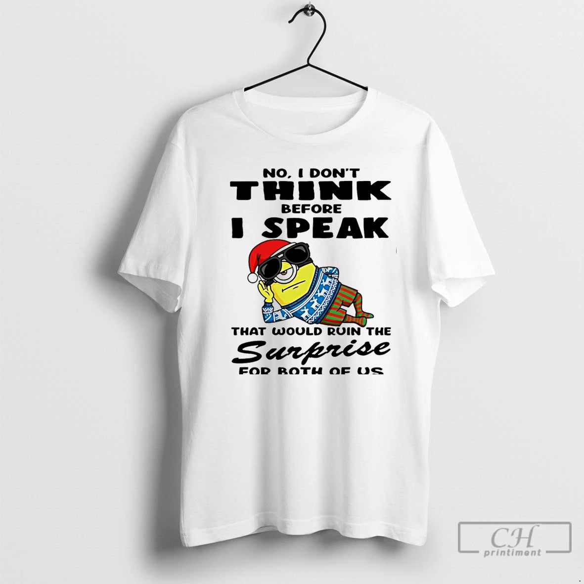Classic Minion No I Dont Think Before I Speak That Would Ruin The Surprise For T-Shirts, Hoodie, Sweatshirt | PopFlextees.com