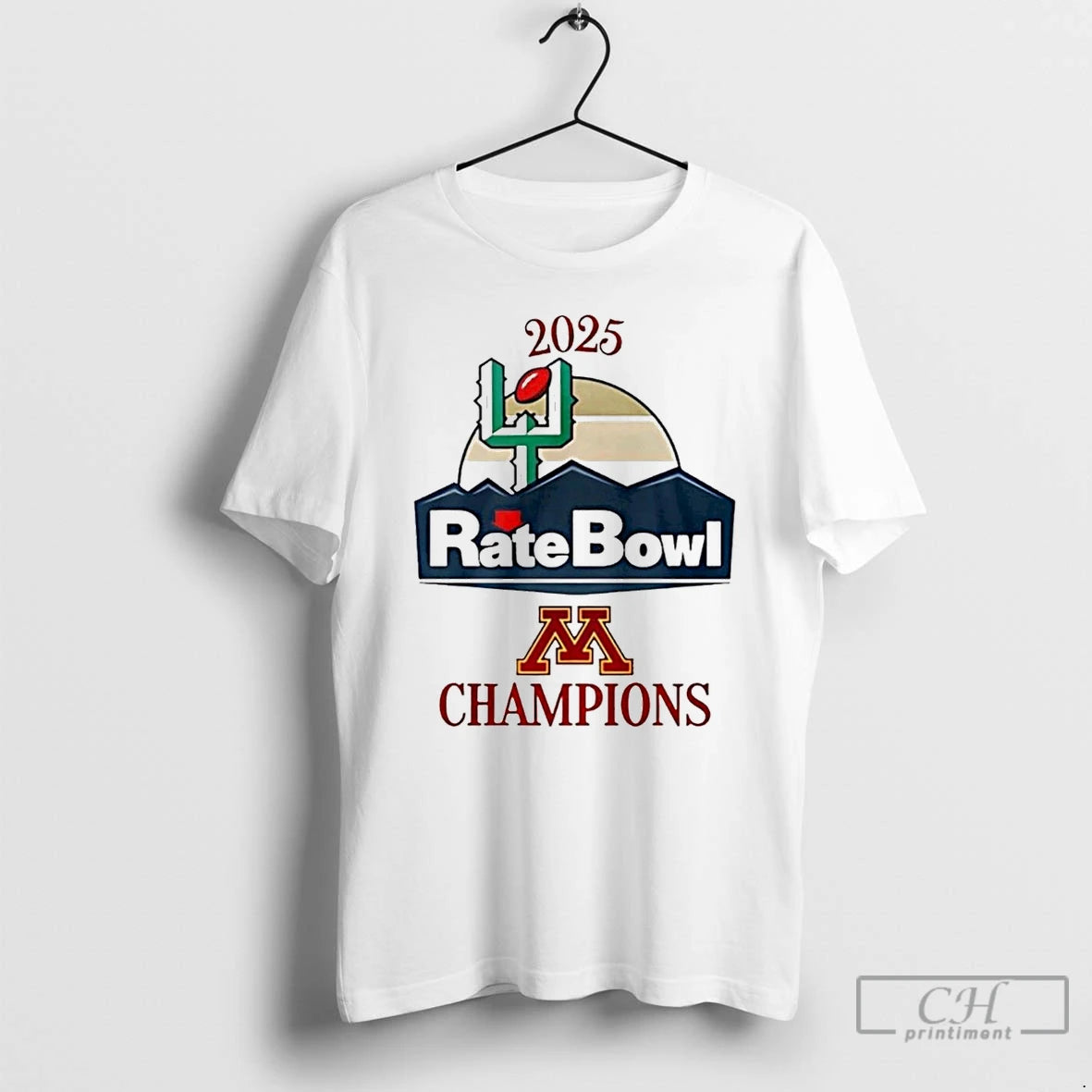Classic Minnesota Golden Gophers 2025 Rate Bowl Champions T-Shirts, Hoodie, Sweatshirt | PopFlextees.com